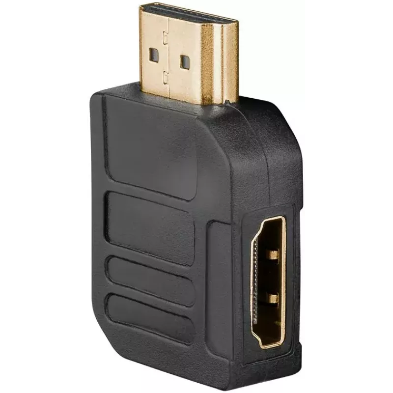 Goobay HDMI-videokabel-adapter Type-A standaard zwart 65745