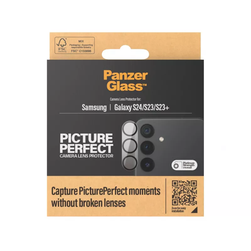 Camera-objectiefbescherming PanzerGlass Samsung Galaxy S24 S23 S23 Plus kras- en stootvast