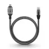 Goobay adapter USB-C naar RJ-45 10m zwart zilver