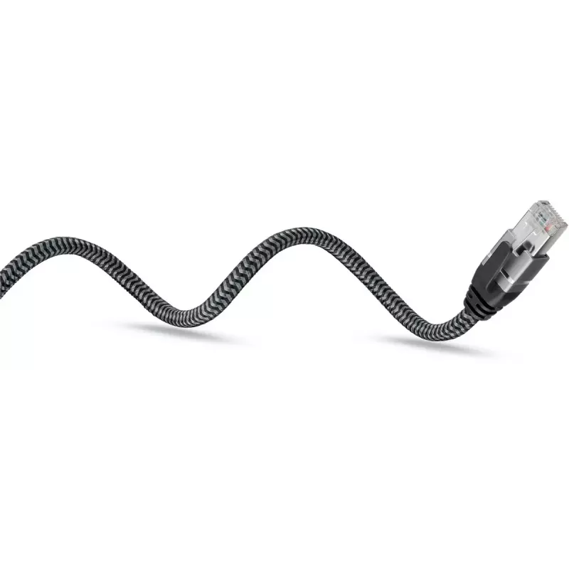 Goobay adapter USB-C naar RJ-45 10m zwart zilver