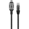 Goobay adapter USB-C naar RJ-45 10m zwart zilver