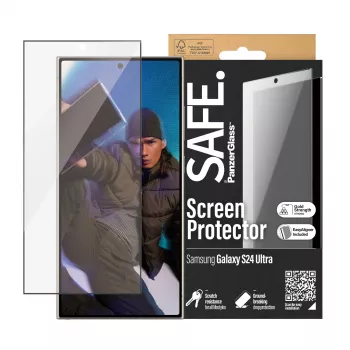 PanzerGlass SAFE. by ® displayscherm Samsung Galaxy S24 Ultra | Ultra-Wide Fit met EasyAligner