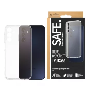 PanzerGlass SAFE. by ® TPU-hoes Samsung Galaxy A15 | A15 5G | transparant