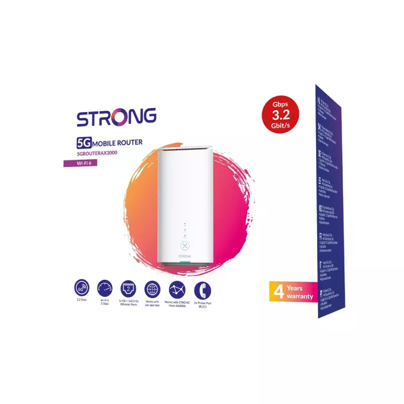 Mobiele router Strong 5G-router AX3000 Wi-Fi 5