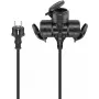 Stroomverlenging Goobay 65438 10m 3 AC-stopcontacten outdoor zwart