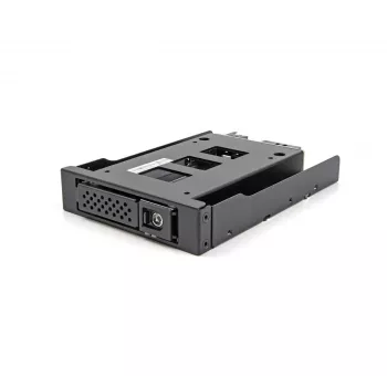 Inbouwframe DeLOCK 3,5 inch metalen inbouwframe voor slank Bay Mobile Rack zwart