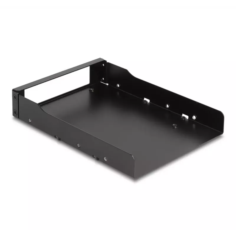Inbouwframe DeLOCK 3,5 inch metalen inbouwframe voor slank Bay Mobile Rack zwart