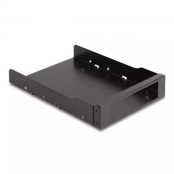 Inbouwframe DeLOCK 3,5 inch metalen inbouwframe voor slank Bay Mobile Rack zwart