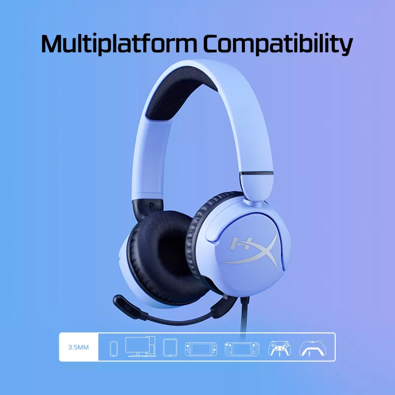 HyperX Cloud Mini - gamingheadset (lavendel)