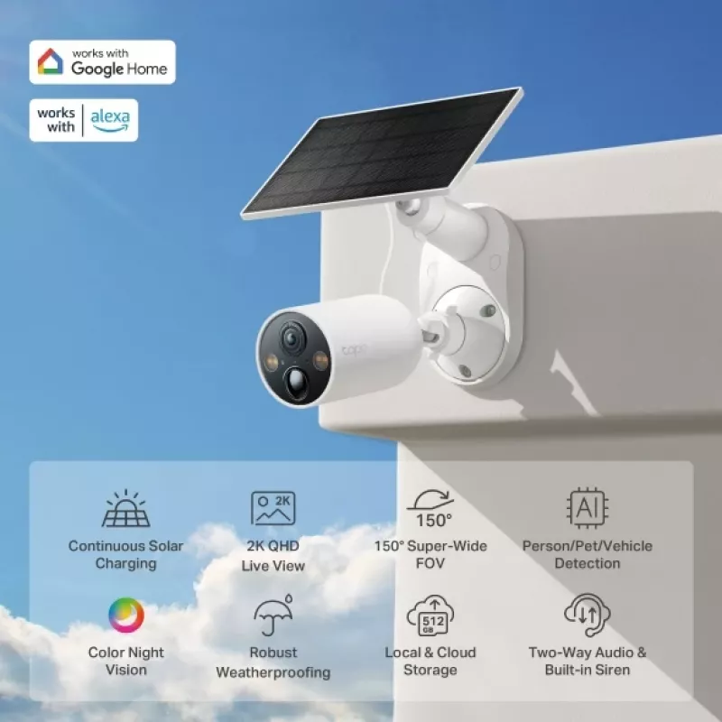 IP-bewakingscamera TP-Link Tapo C425 KIT draadloos buiten