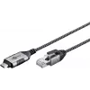 Goobay USB-C 3.1 naar RJ45 Ethernet-kabel Slim, 10 m (74407)