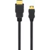 Goobay 74431 Ultra High-Speed HDMI-kabel, HDMI Type A naar Mini HDMI Type C, 8K 60 Hz, HDMI 2.1, 3 m