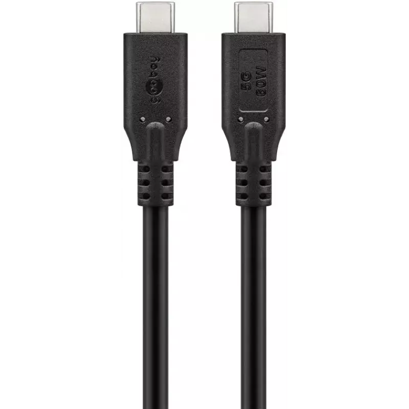USB-kabel Goobay 74698 USB 3.2 Gen 1 0,5 m USB-C zwart