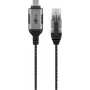 Goobay USB-C 3.1 naar RJ45 Ethernet-kabel Slim, 2 m, zwart (74403)
