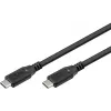 Goobay USB-kabel 74728 USB 3.2 Gen 1 2 m USB-C zwart