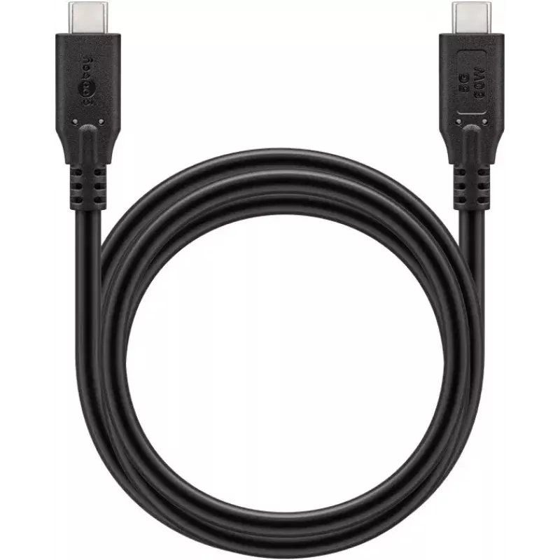 Goobay USB-kabel 74728 USB 3.2 Gen 1 2 m USB-C zwart