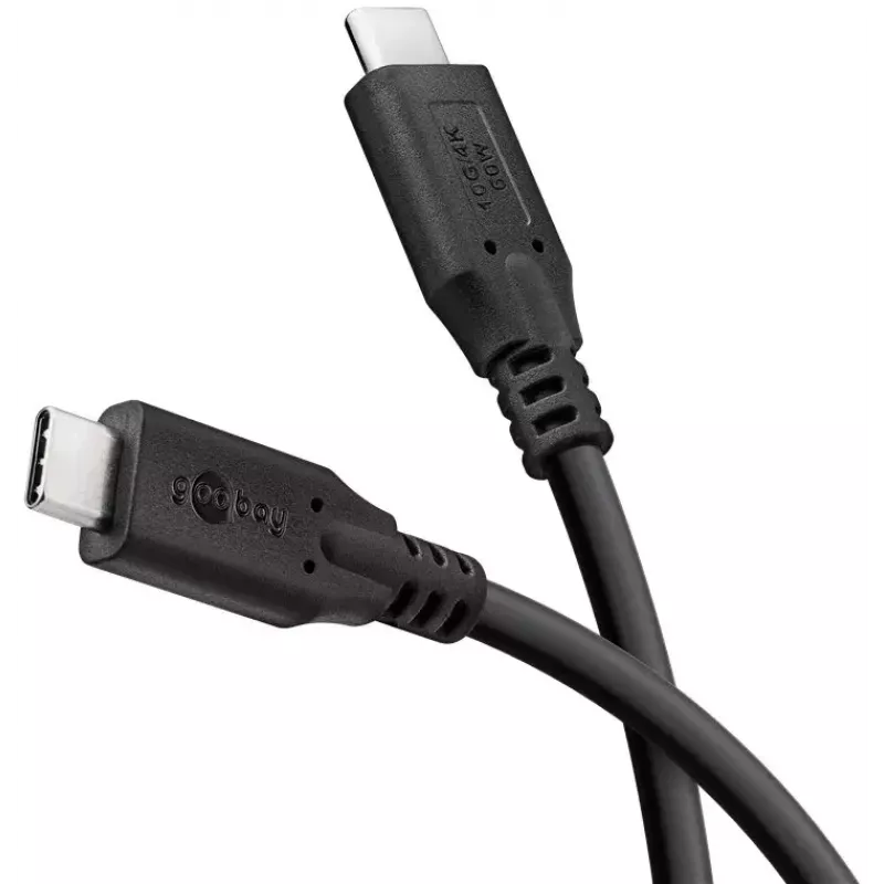 Goobay USB-kabel USB 3.2 Gen 1 3 m USB-C zwart