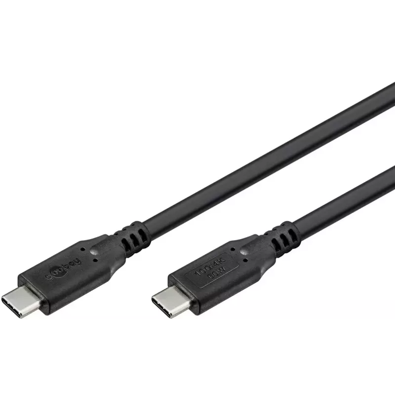 USB-kabel Goobay 74207 USB 3.2 Gen 1 2 m USB-C zwart