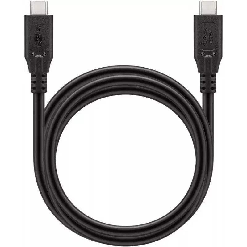 USB-kabel Goobay 74207 USB 3.2 Gen 1 2 m USB-C zwart