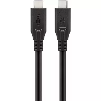 USB-kabel Goobay 74207 USB 3.2 Gen 1 2 m USB-C zwart