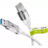 Netwerkkabel Goobay 74380 USB 3.0 Type-A RJ45 3m wit