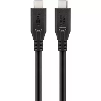 USB-kabel Goobay 74184 USB4 Gen 2x2 1,5 m USB-C zwart