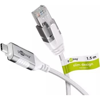 Goobay 74386 Kabeladapter USB 3.1 Type-A RJ45 wit