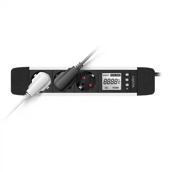 Power Extension 2Direct LPS285 1,4m 3 AC-stopcontacten indoor zwart zilver