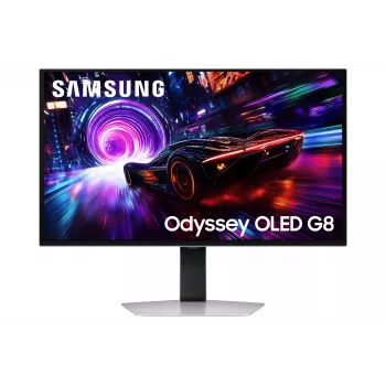 Samsung G81SF computermonitor 68,6 cm (27 inch) 3840 x 2160 4K Ultra HD OLED zilver