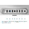 Samsung G81SF computermonitor 68,6 cm (27 inch) 3840 x 2160 4K Ultra HD OLED zilver