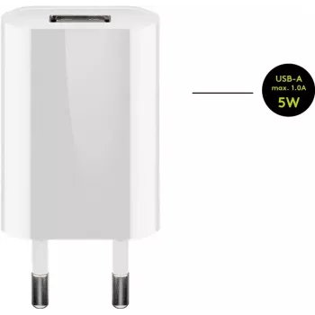 Oplaadset Goobay 5W Apple Lightning indoor AC mobiele telefoon