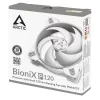 ARCTIC BioniX P120 (grijs/wit) – drukgeoptimaliseerde 120 mm gaming-ventilator met PWM PST