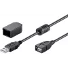 USB-kabel Goobay 93284 USB 2.0 2 m USB A zwart