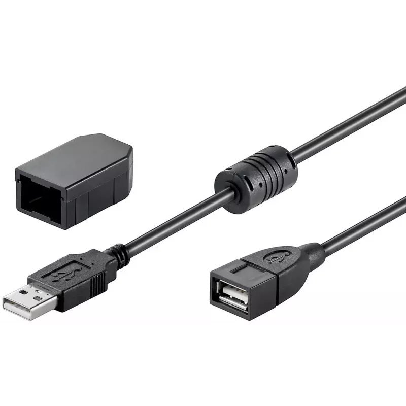 USB-kabel Goobay 93284 USB 2.0 2 m USB A zwart