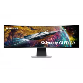 Samsung G95SC computermonitor 124,5 cm (49 inch) 5120 x 1440 Dual QHD OLED zilver