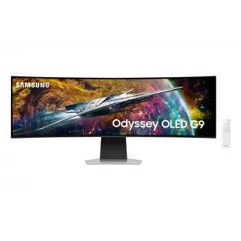 Samsung G95SC computermonitor 124,5 cm (49 inch) 5120 x 1440 Dual QHD OLED zilver