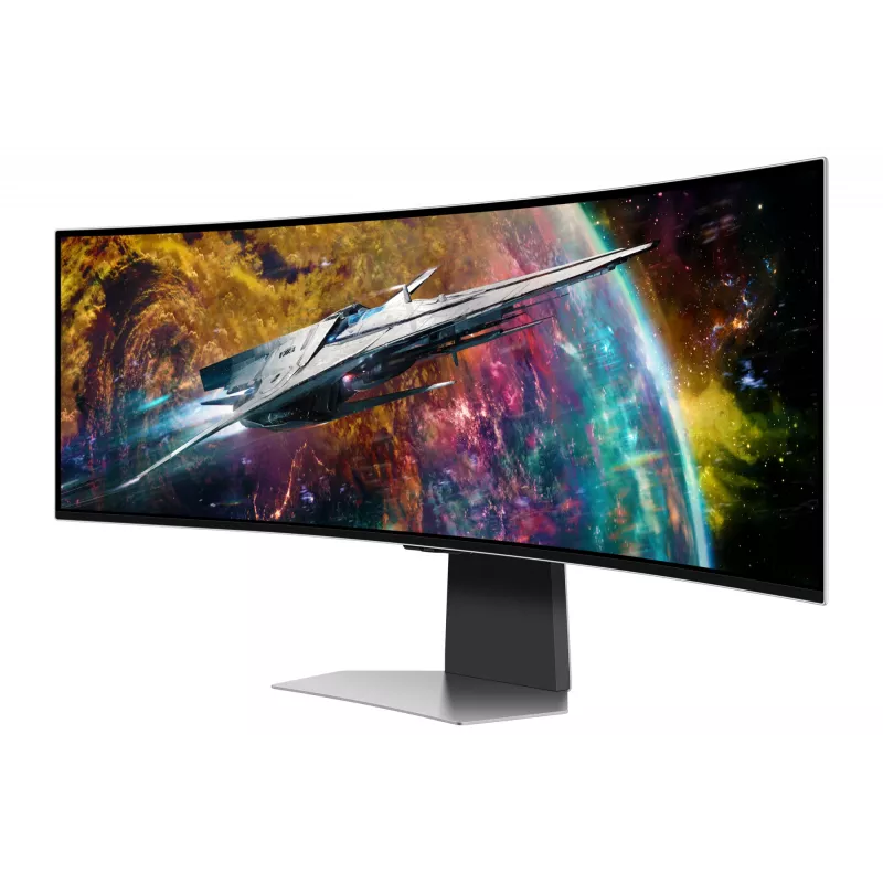 Samsung G95SC computermonitor 124,5 cm (49 inch) 5120 x 1440 Dual QHD OLED zilver