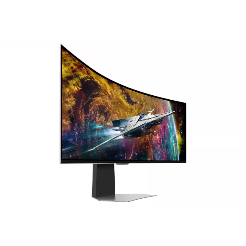 Samsung G95SC computermonitor 124,5 cm (49 inch) 5120 x 1440 Dual QHD OLED zilver