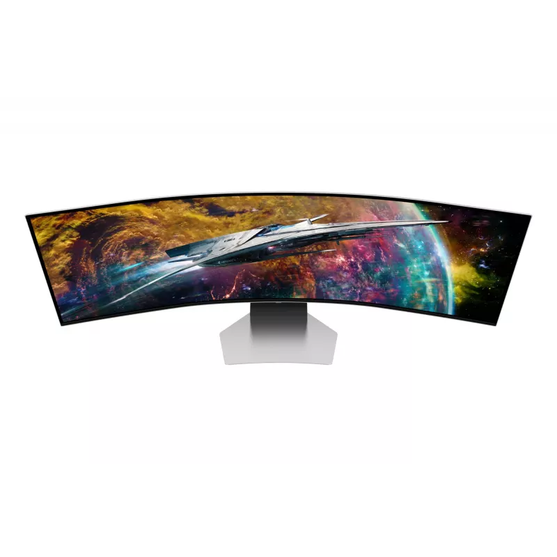 Samsung G95SC computermonitor 124,5 cm (49 inch) 5120 x 1440 Dual QHD OLED zilver