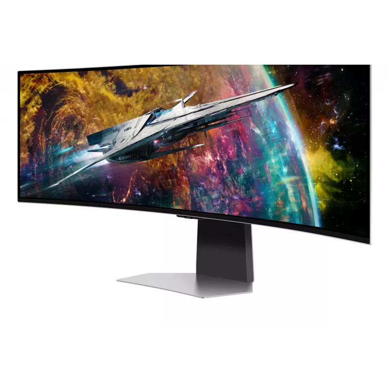 Samsung G95SC computermonitor 124,5 cm (49 inch) 5120 x 1440 Dual QHD OLED zilver