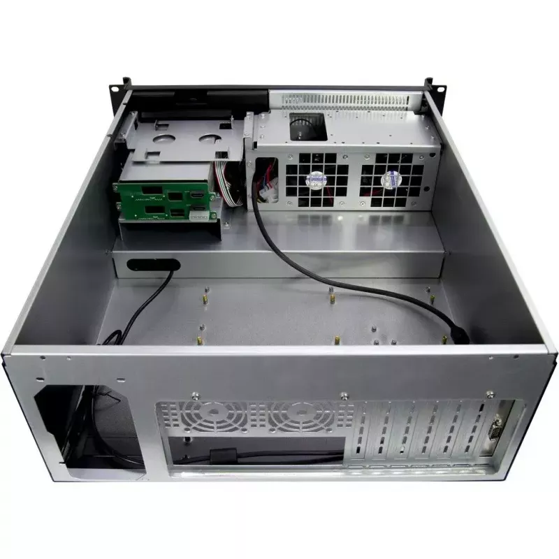 Serverbehuizing Inter-Tech 4U 4452-TFT rack zwart