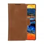 dbramante1928 Lynge LMSUGTDT6471 flipcase voor Samsung Galaxy S25 Ultra, gekorreld leer, lichtbruin