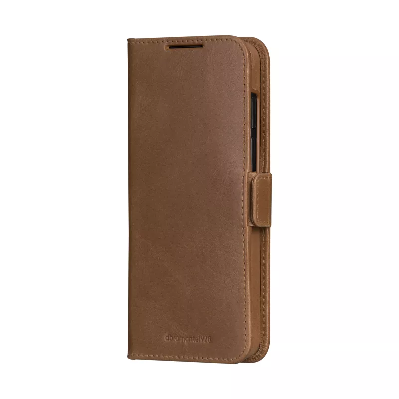 dbramante1928 Lynge LMSUGTDT6471 flipcase voor Samsung Galaxy S25 Ultra, gekorreld leer, lichtbruin