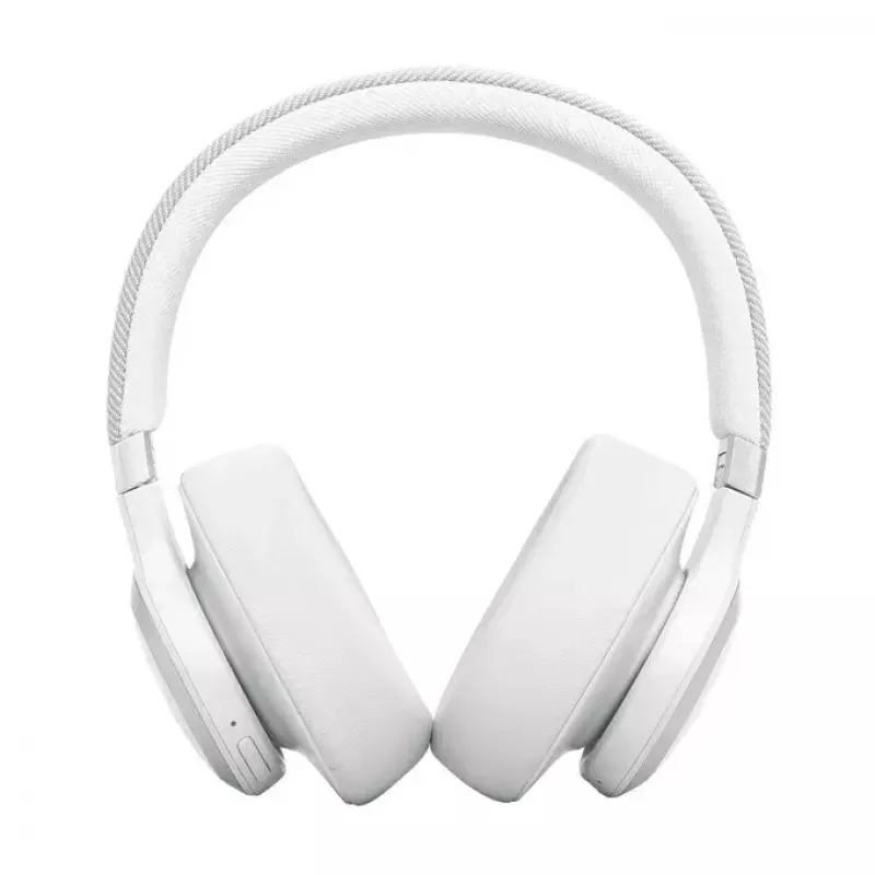 JBL Live 770NC hoofdtelefoon over-ear, draadloos, gesprekken/muziek, Bluetooth, wit