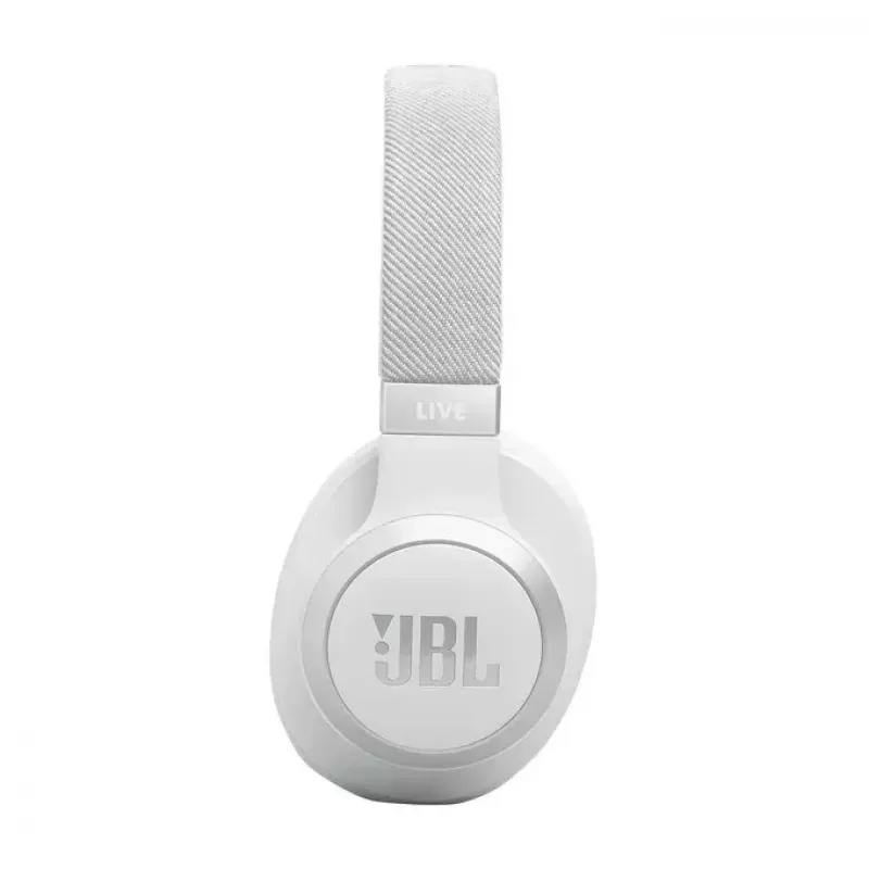 JBL Live 770NC hoofdtelefoon over-ear, draadloos, gesprekken/muziek, Bluetooth, wit