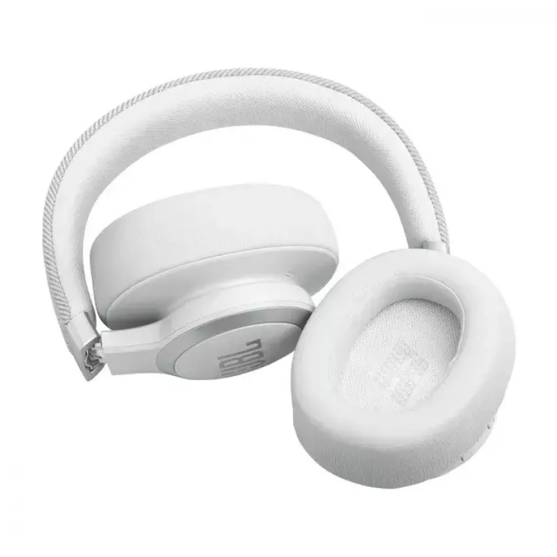 JBL Live 770NC hoofdtelefoon over-ear, draadloos, gesprekken/muziek, Bluetooth, wit