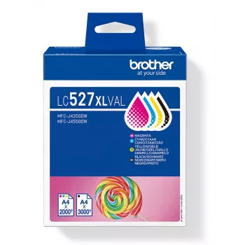 Cartridge Brother LC-527XLVAL multipack MFCJ4350DW/4550DW kleur