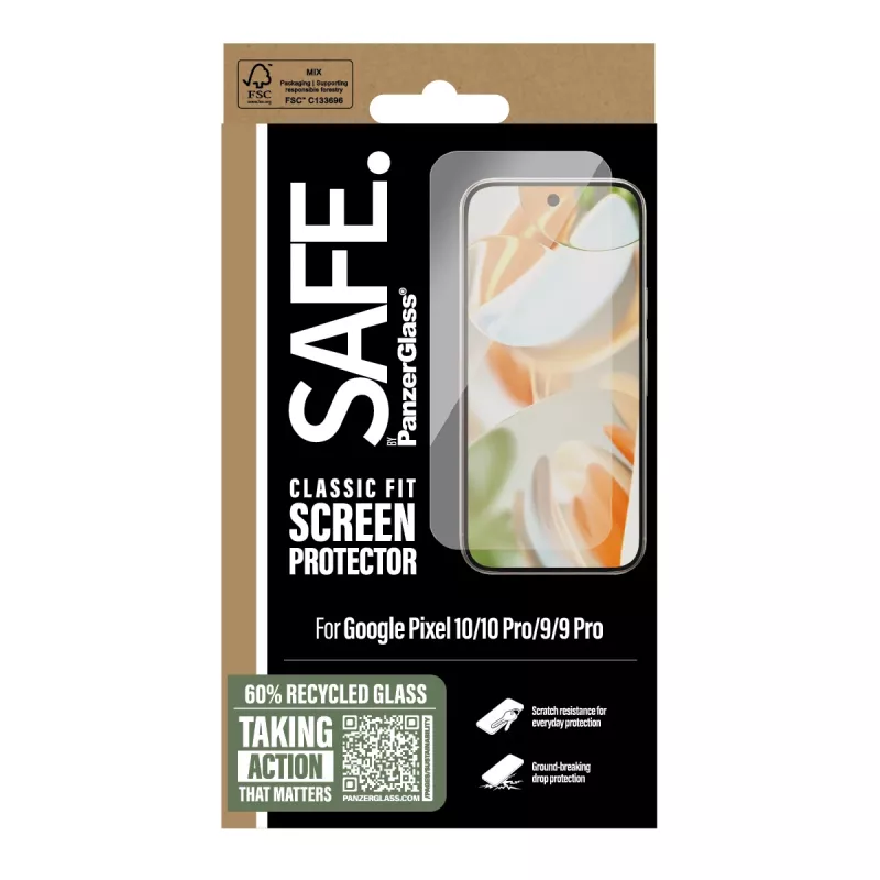 Displayscherm PanzerGlass SAFE. by Google Pixel 10 10 Pro 9 9 Pro kras- en stootvast