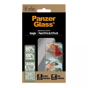 PanzerGlass scherm-/achterkantbescherming voor Google Pixel 10 Pro XL / 9 Pro XL, transparant, 1 stuk (PG92324)