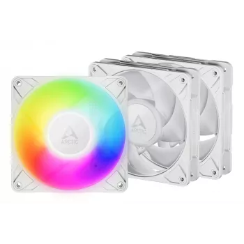 ARCTIC Freezer P12 Pro A-RGB (wit) - 3-pack 120 mm A-RGB PWM-ventilator met kabelsplitter